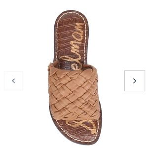 EUC Sam Edelman Griffin woven slide sandal - fits like 9